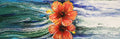 Hibiscus Floating Abstract Art